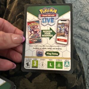 Pokemon Trading Card Live QR codes (Online only) 150+ codes
